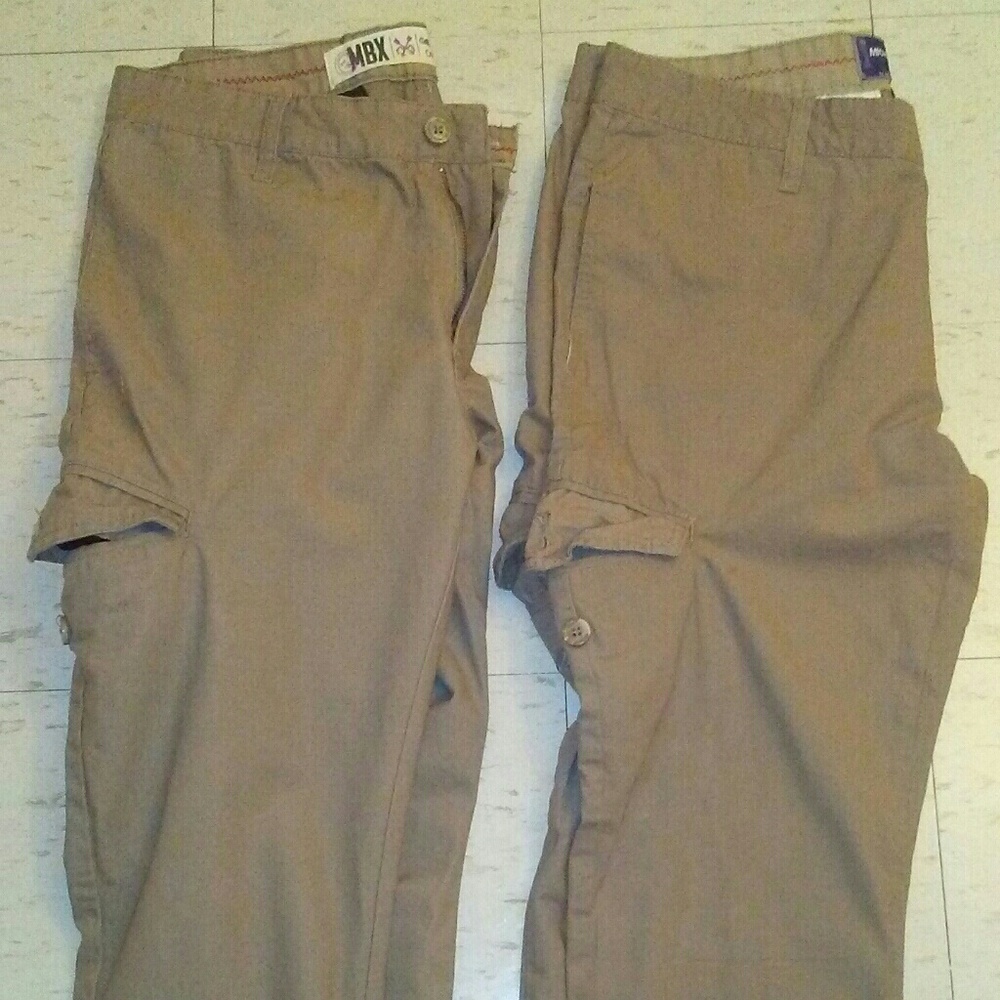 2 pairs of Michael Brandon Cargo pants